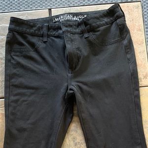 American Eagle Super Stretch Black Jeggings